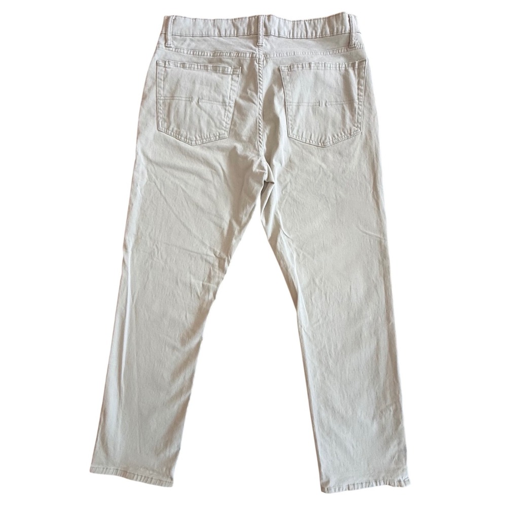Brooks Brothers Advantage Chino Clark Fit‎ Khaki Pants Mens 34x34 Beige Cotton